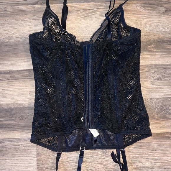 La Perla Black Lace Vintage Corset - Picture 2 of 4